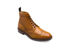 Burford Brogue Lace Up Boots