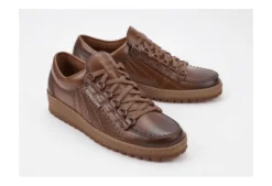 Rainbow Smooth Leather Lace Up