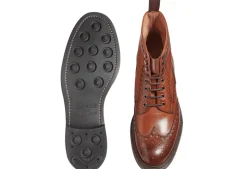 Tweed Derby Brogue Boot